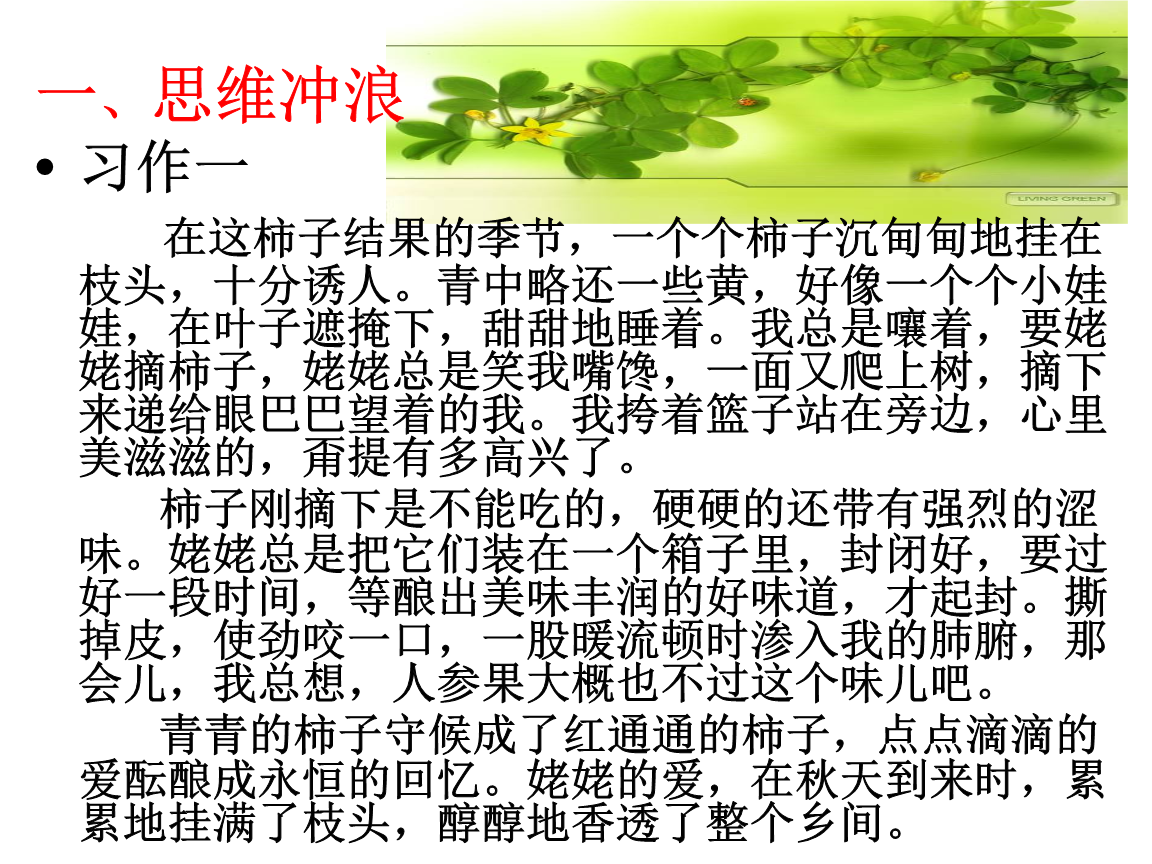 借物喻人写作指导.ppt